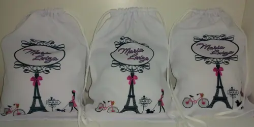 Mochilinha Sacola Personalizada