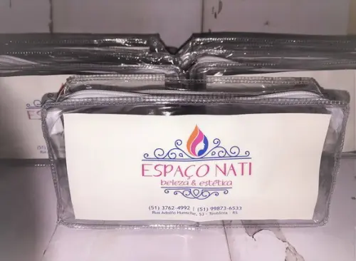 Necessaire Pvc Transparente com Ziper 2