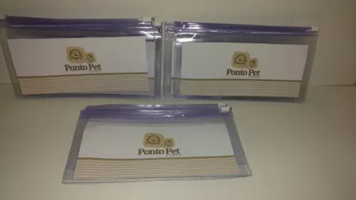 Necessaire Pvc Transparente Zip 20cmx11cm