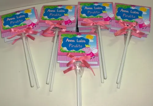 Pirulito envelopado personalizado
