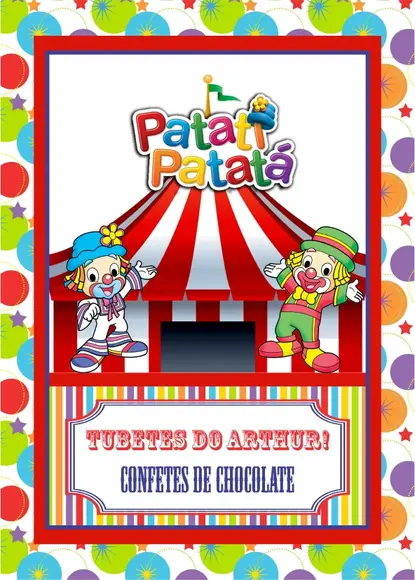 Rótulo para tubetes