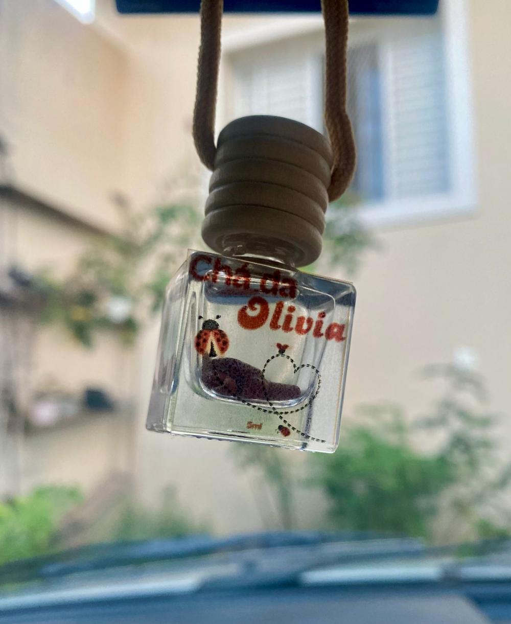 Aromatizador com cristais - Modelo quadrado
