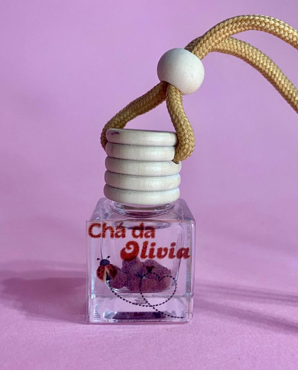 Aromatizador com cristais - Modelo quadrado