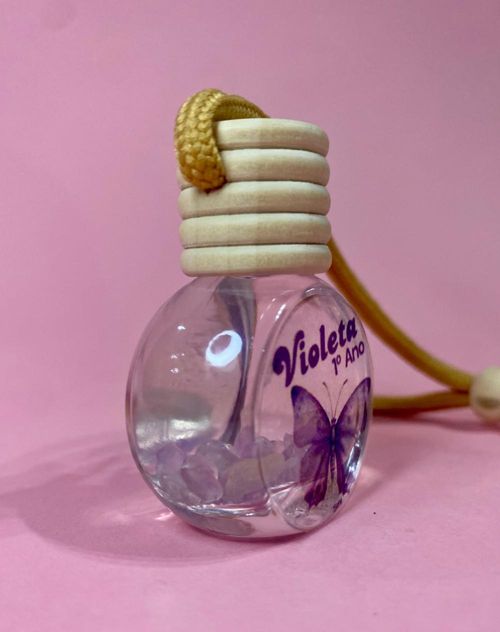 Aromatizador de carro com cristais - Modelo circulo