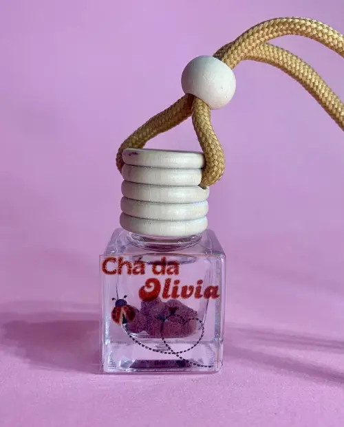 Aromatizador com cristais - Modelo quadrado