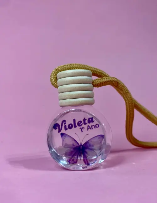 Aromatizador de carro com cristais - Modelo circulo