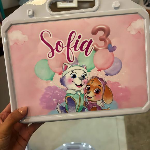 Adesivo Personalizado Maletinha Infantil - Skye e Everest