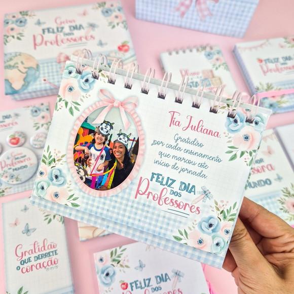 Dia dos Professores | Calendário de Mesa Personalizado