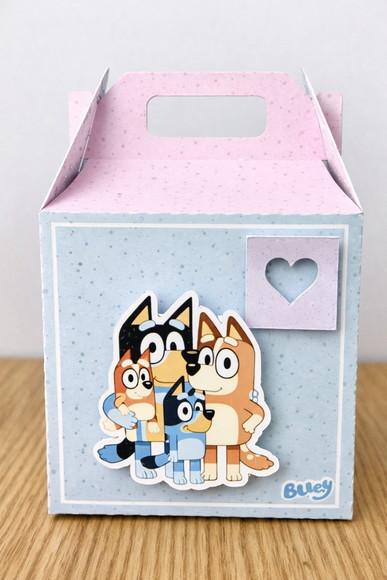 Kit Festa Bluey | 36 Caixas Personalizadas | 6 de Cada Peça