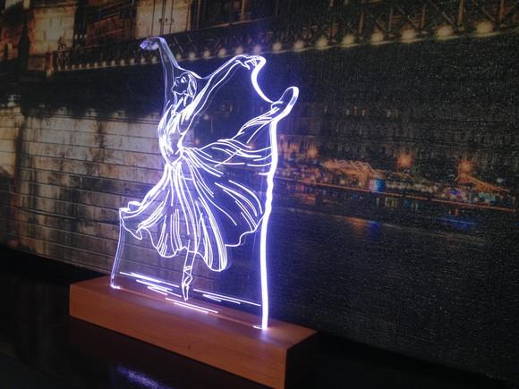 Abajur led bailarina