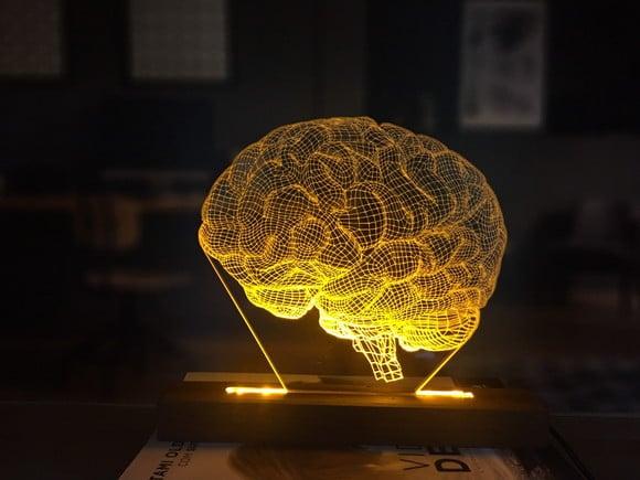 Abajur Led cérebro