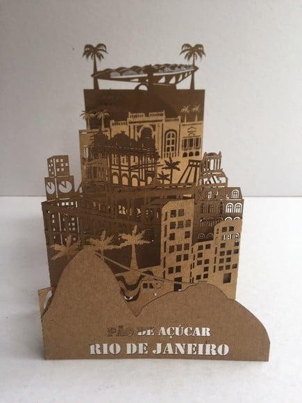 Cartão Postal 3D - Rio de Janeiro