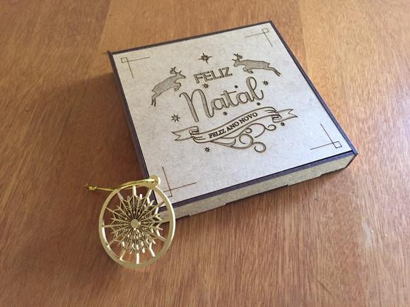 Enfeites para Árvore de Natal Kit com 20 Pçs - Dourado