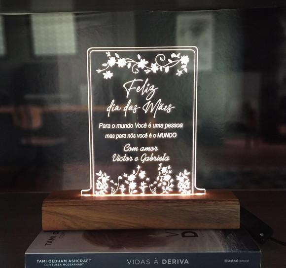Luminária dia das mães