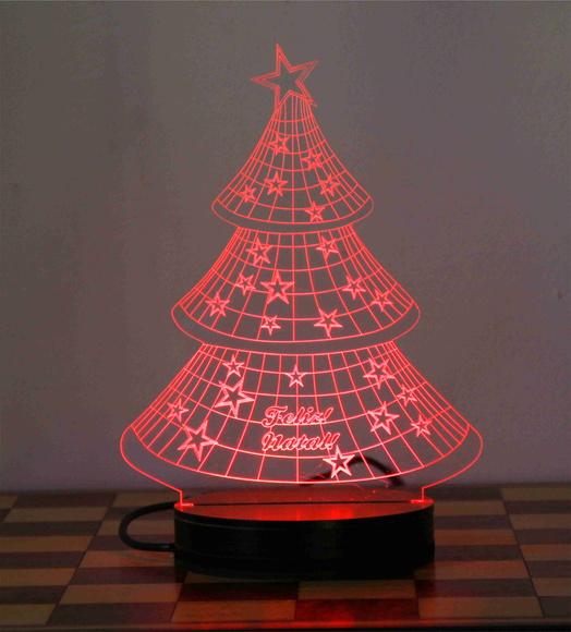 Luminária led arvore de natal