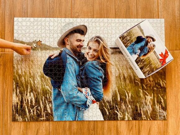 Quebra Cabeça 1014 Peças - 98 x 66cm - Personalizado.