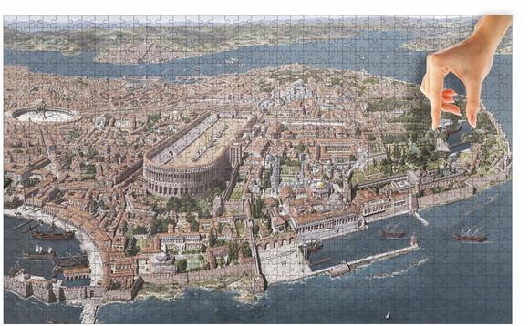 Quebra Cabeça Cidade de Constantinopla 1014 Pçs 98x55cm