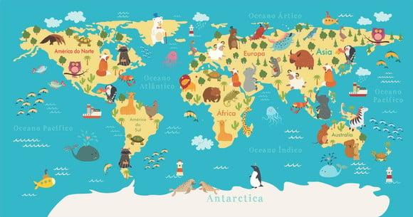 Quebra cabeça ilustrativo infantil - peças grandes