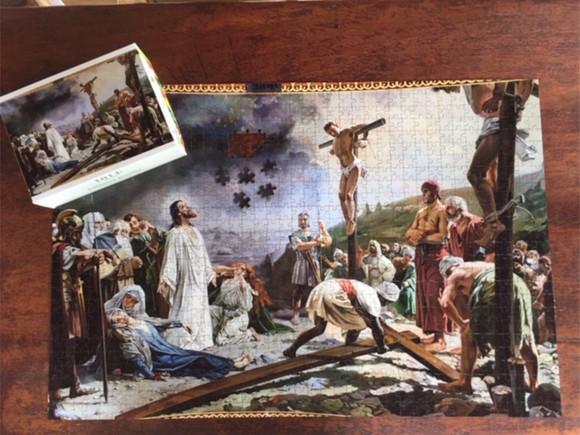 Quebra cabeça Religioso-Crucificação