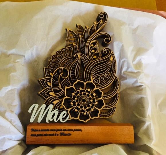 Troféu floral Mãe.