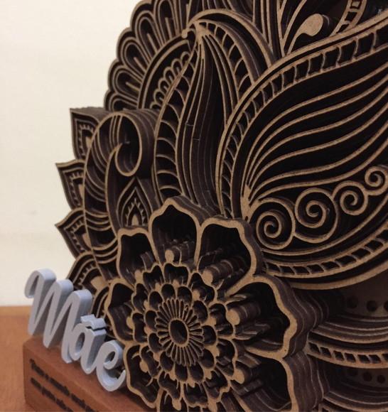 Troféu floral Mãe.