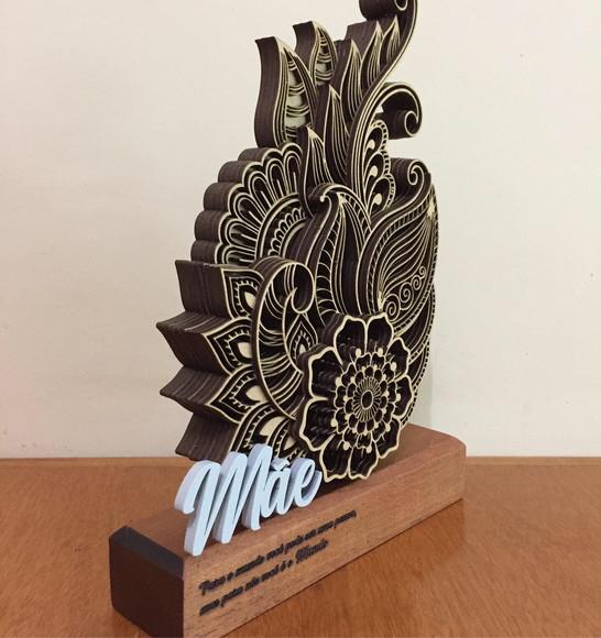 Troféu floral Mãe.