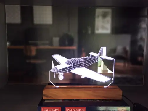 Abajur Led avião monomotor Neiva T 25