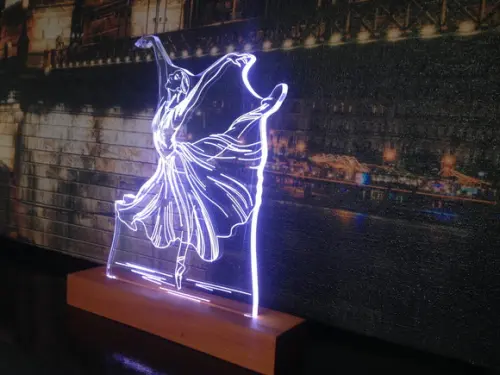 Abajur led bailarina