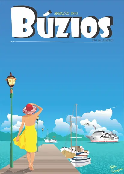 Búzios - Quebra cabeça 98 x 70cm 1014 peças