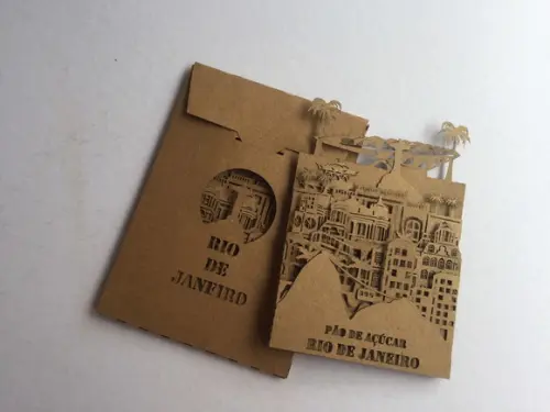 Cartão Postal 3D - Rio de Janeiro