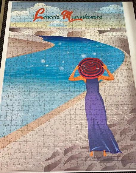 Lençóis Maranhenses - Quebra Cabeça 1014 Peças 98 x 66cm