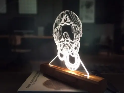 Luminária Capacete aviador