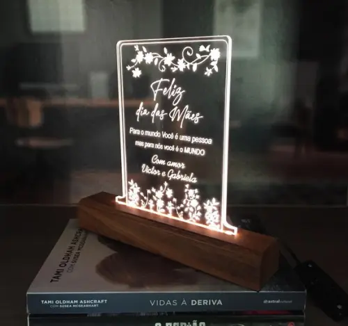 Luminária dia das mães