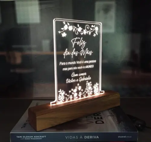 Luminária dia das mães