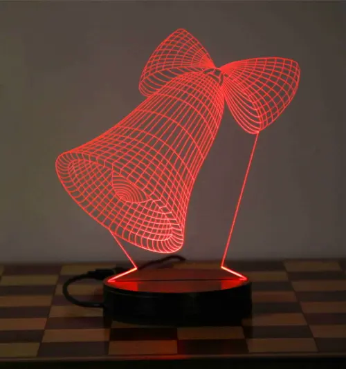 Luminária led arvore de natal