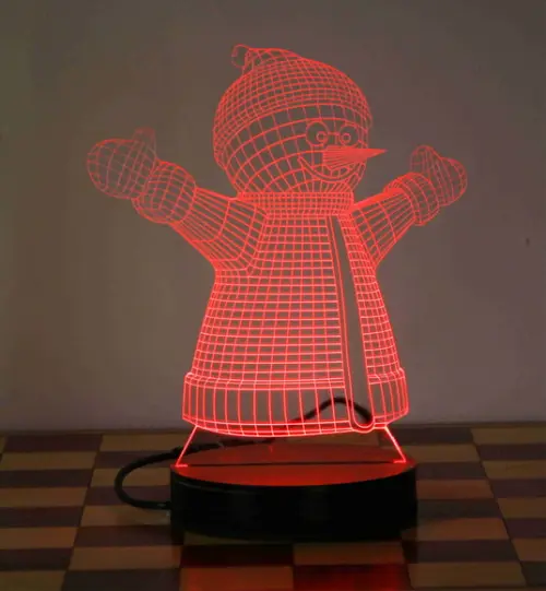 Luminária led arvore de natal