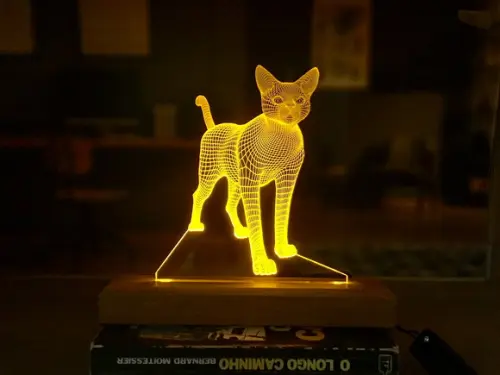 Luminária Led Gato