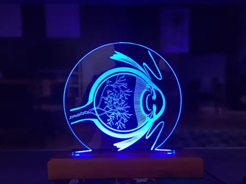 Luminária Led globo ocular