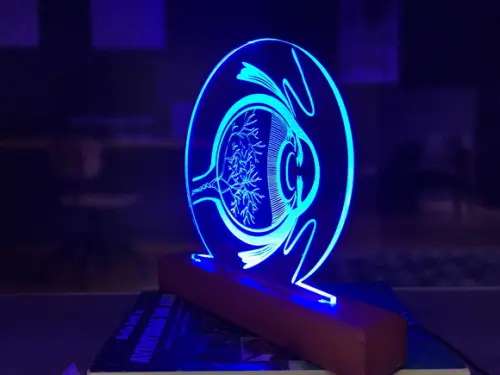 Luminária Led globo ocular