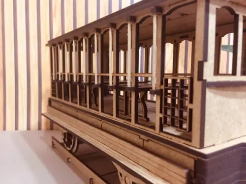 Miniatura Bondinho de Santa Tereza - Lapa - Rj