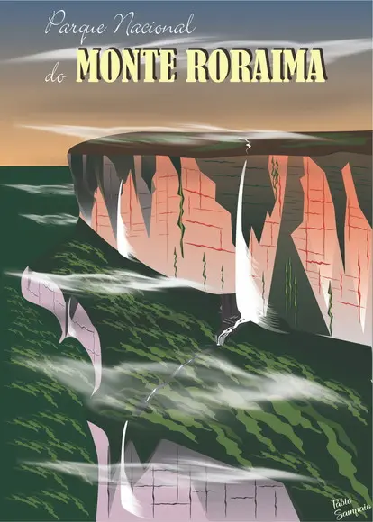 Monte Roraima - Quebra cabeça 98 x 70cm 1014 peças