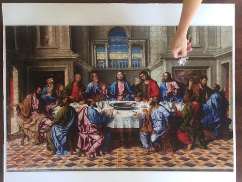Quebra Cabeça a Última Ceia - 1014 Peças - 98 x 63cm