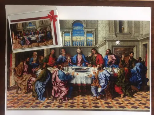 Quebra Cabeça a Última Ceia - 1014 Peças - 98 x 63cm