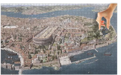 Quebra Cabeça Cidade de Constantinopla 1014 Pçs 98x55cm