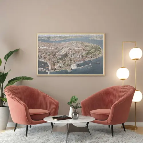 Quebra Cabeça Cidade de Constantinopla 1014 Pçs 98x55cm