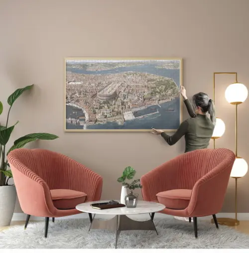 Quebra Cabeça Cidade de Constantinopla 1014 Pçs 98x55cm