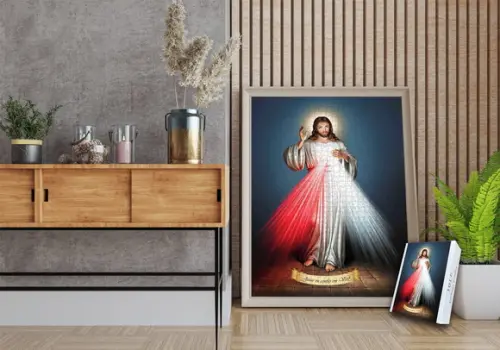 Quebra Cabeça Jesus Misericordioso 98 x 66cm 1014 Peças