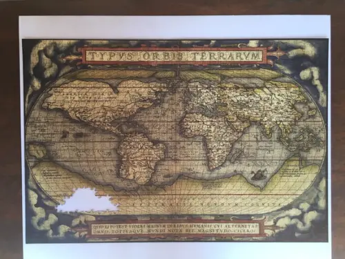 Quebra Cabeça Mapa Antigo 1014 Pçs - 98x66cm