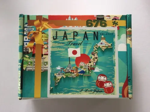 Quebra Cabeça Mapa Ilustrativo Japão 676 Pçs 70x 70cm