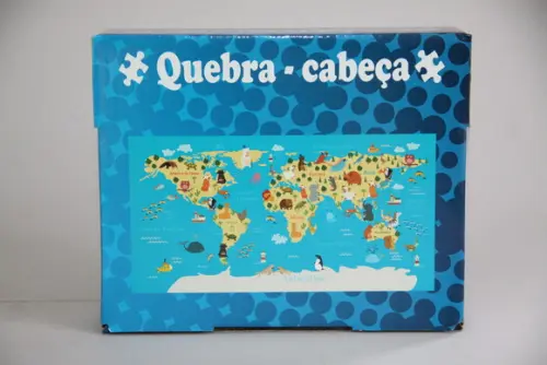 Quebra cabeça ilustrativo infantil - peças grandes